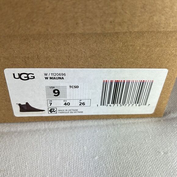 UGG Mauna Sneaker Boot Thunder Cloude Suede size 9 - Picture 8 of 8